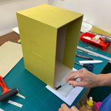 Boekenbox in process Jules de Bruycker 1