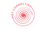 Logo Het Connectief Gent: rode cirkel met spiraal