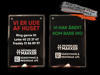 vende skilt