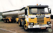016 - Scania 112H RMO 251 met tendemas aanhanger Kent. BD-58 ZJ  Melku