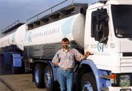 011 - Scania 82M RMO met 3asser aanhanger campina melkunie Bodegraven 