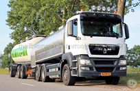 129 - MAN 26.400 RMO Angenent kent BV-ZP-13 met campina aanhanger #