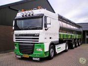 141 - DAF XF kent BS-LV-14  trekker 3as bulkoplegger campina #