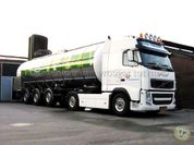 011 - RMO Volvo FH Globetrotter kent BV-ZF-08 met 3 as oplegger  Campi