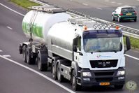 027 - RMO MAN TGS  3 as met 3 as  aanhanger kent BV-ZP-13  Campina & F