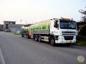 032 - DAF CF 3 as RMO met 2 as aanhanger Visbeen transport chauffeur H