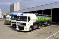 033 - DAF XF - met 3 as bulkoplegger  Campina & FC -ICT Oss #