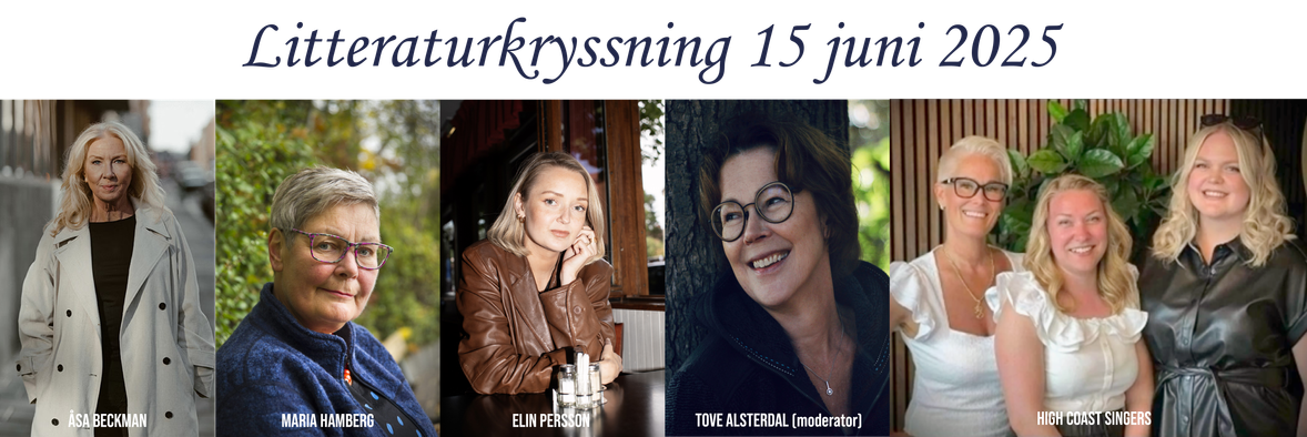 Litteraturkryssning 15 juni 2025