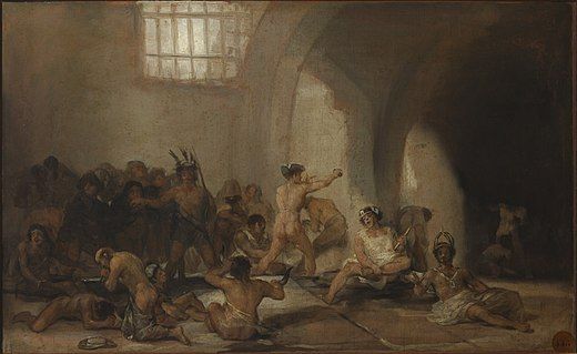 la maison des fous, Goya, 1812, San Fernando, Madrid