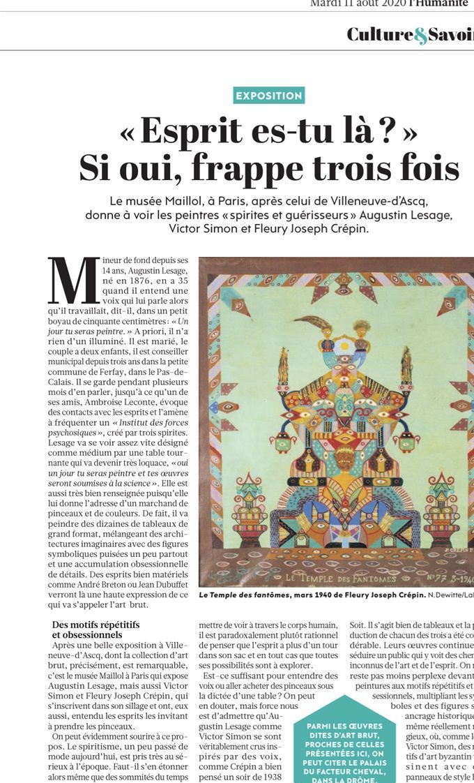 Musée Maillol (art spirite?) en ce moment