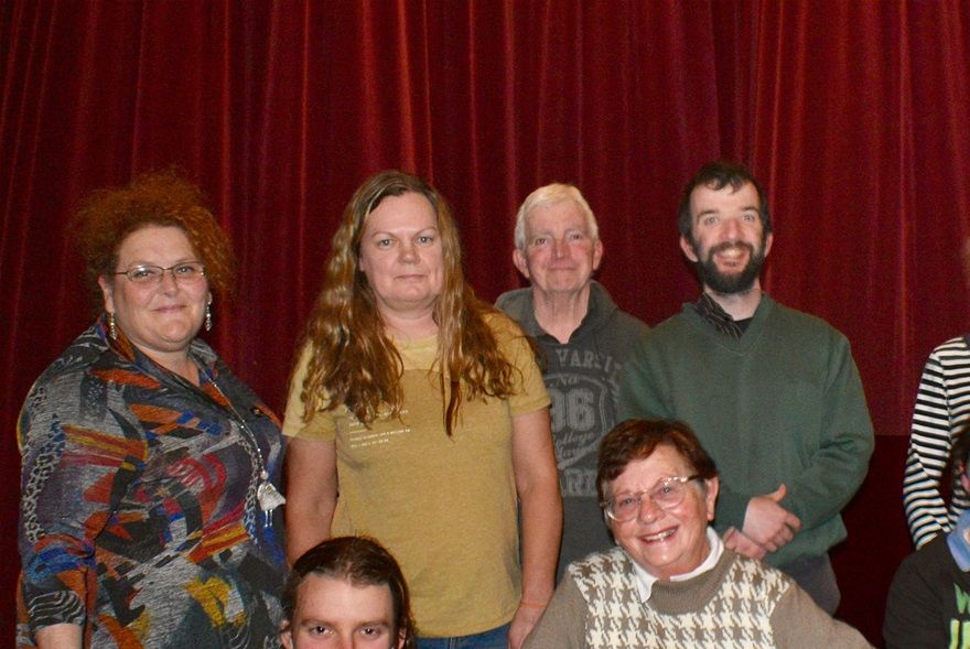 The Class of 2019: (l-r) Elly, Sebastian, Suzanne, Jeff, Robyn, Josh, Sarah, Lisa and David.