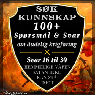 Søk kunnskap om åndelig krigføring