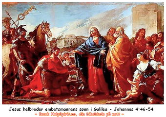 Jesus helbreder embetsmannens sønn