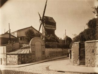Le moulin Radet et le bal du Moulin de la Galette rue Lepic Atget