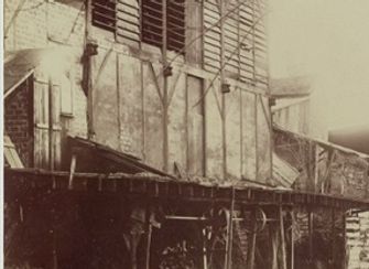 La Bievre Bouldevard d'Italie disparue en 1891 aujourd'hui rue Edmond Gondinet Atget