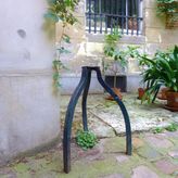 old wrought iron tripod Cour de Rohan