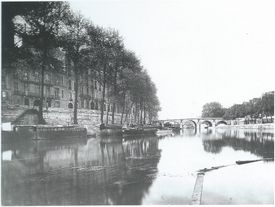 ile saint Louis from Pont Sully Atget