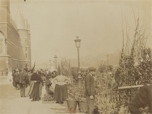 Flower market Atget