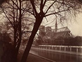 View of Notre Dame from quai de la Tournelle Atget