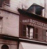 Rôtisserie « Au Faisan Doré » - Vieille maison
50, rue de Seine
Atget
(Musée Carnavalet)
