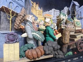 Départ fruits légumes coeur de Paris 28 février 1969 Raymond Mason