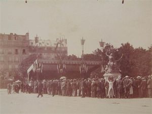 Inauguration statue Francis Garnier Atget
