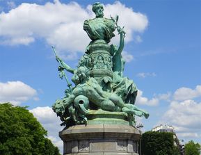 Place Camille Julian monument Francis Garnier