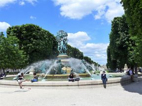Fountain of four parts World