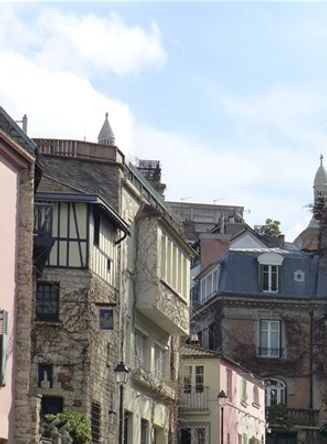 Sacre Coeur Montmartre rue de l'Abreuvoir