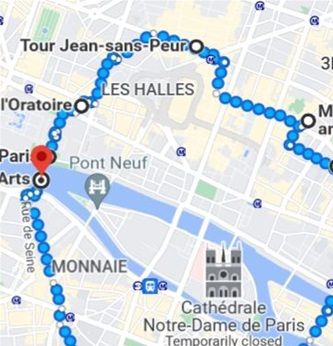 Plan promenade Philippe Auguste