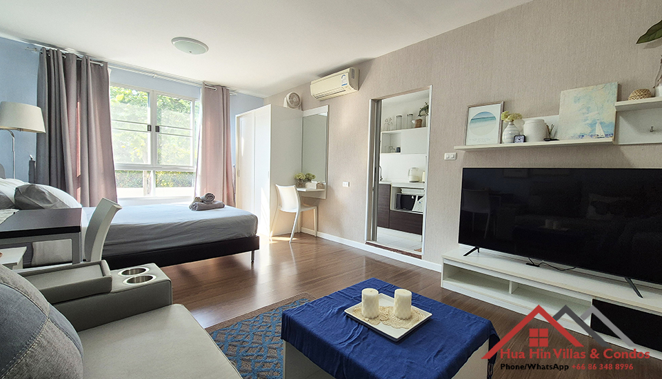 Studio condo for rent in Baan Khun Koey in Hua Hin 