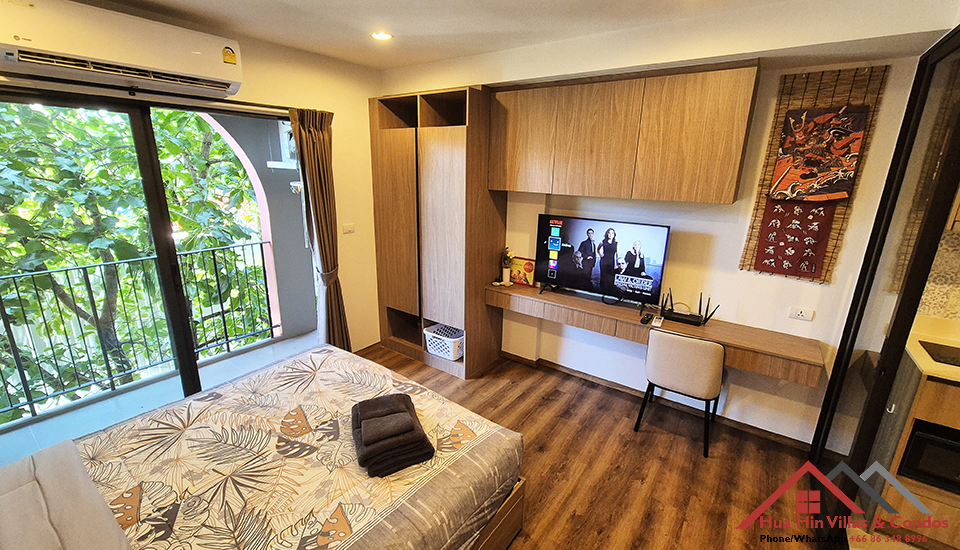 Cool studio condo for rent in exotic La Habana Hua Hin