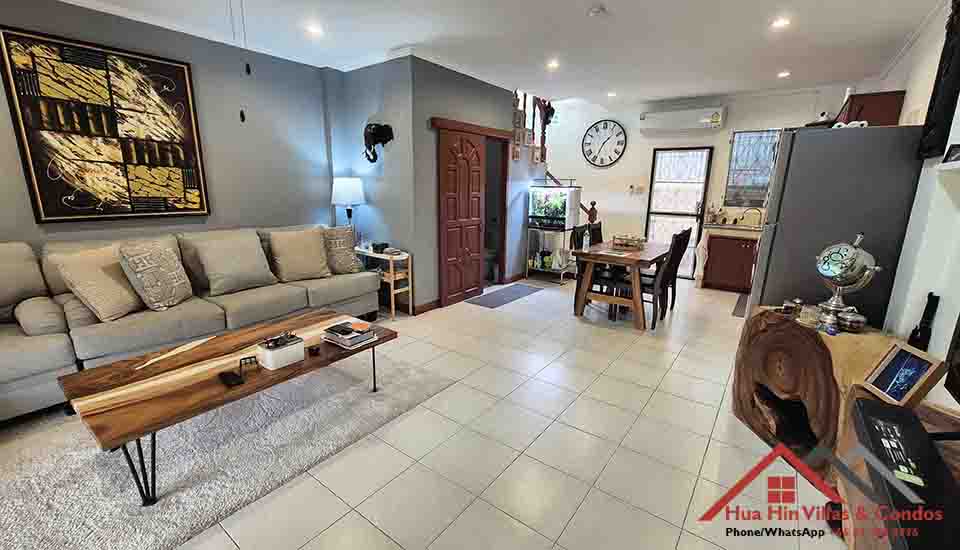 Refurbished two bedrooms townhouse in Baan Emma Hua Hin for rent