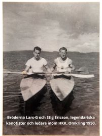 01-HKK Bröderna Lars-G & Stig Ericson omkring 1950
