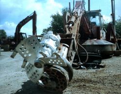  Baggerpumpe HDS110 & EXHYC4200 montiert auf einem Watermaster