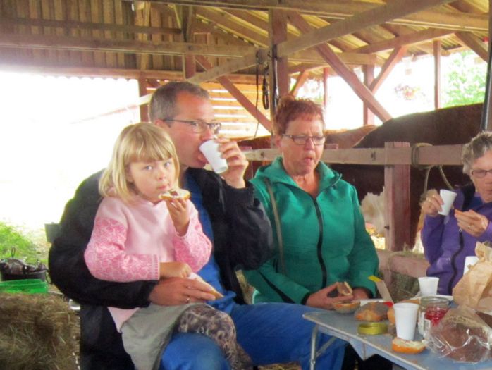 Morgenkaffe på fodregangen, Horsens 2014
