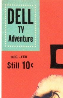 Tv-serierne The Swamp Fox og Elfego Baca som tegneserie-hæfte fra DELL Comics.  Copyright: Walt Disney Productions