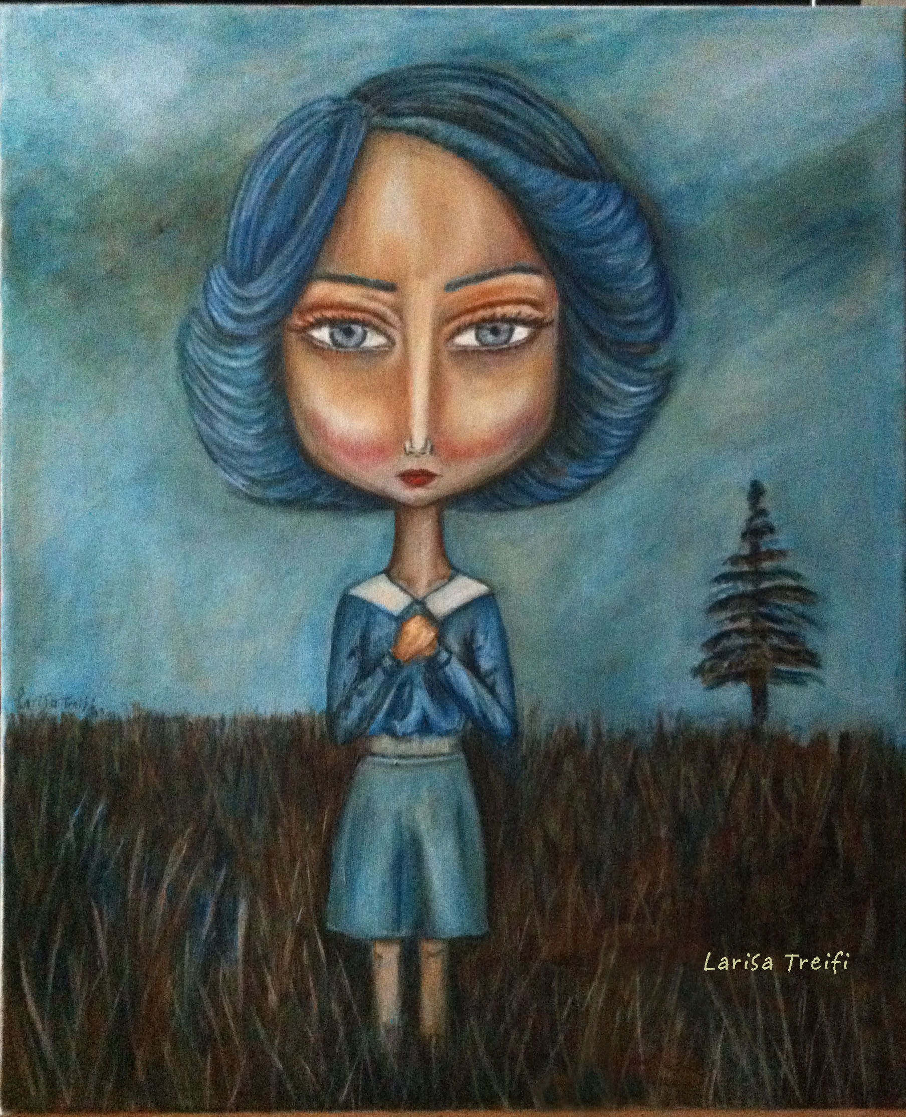 40x50cm Malvina_ still standing
