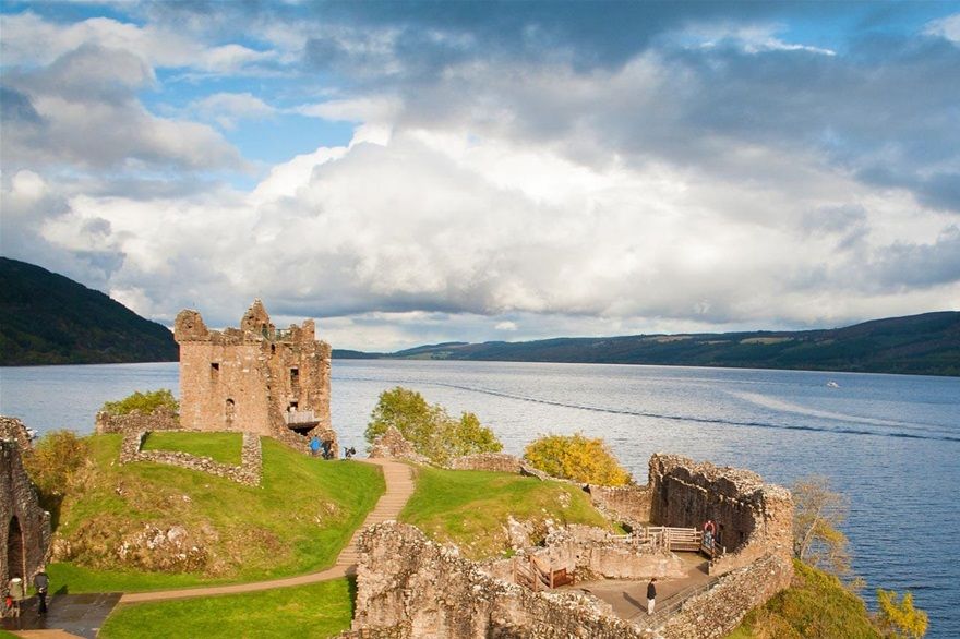 LOCH NESS FROM URQUART CASTLE