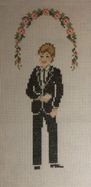 Konfirmand, retrobroderi