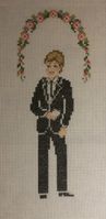 Konfirmand, retrobroderi