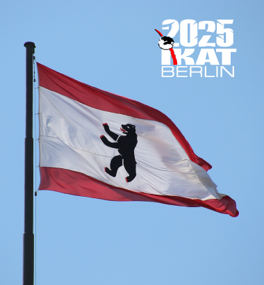 Berlin flag and IKAT 2025