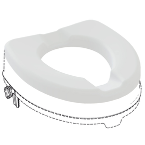 Zachte toiletzitting voor de Atlantis toiletverhogers
