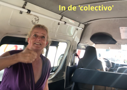 In de colectivo in Mexico