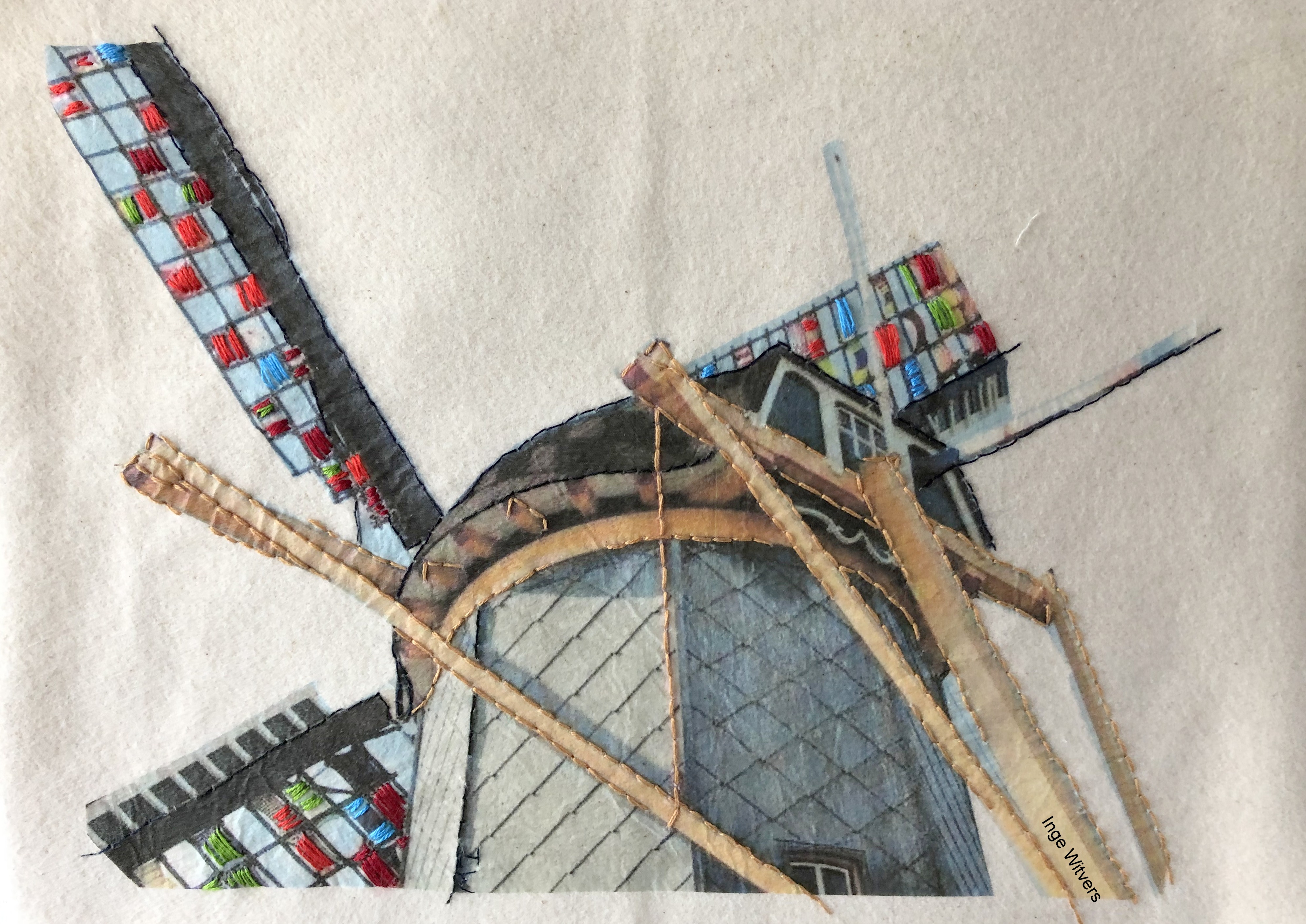 Windmill decorated with Knits