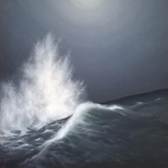 Bølger 8, 1 x 1 m