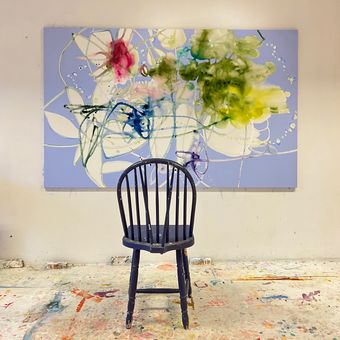 Burst of Joy, 200 x 125 cm