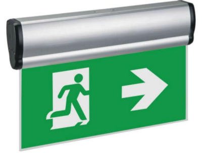 Nood stroom pictogram verlichting opbouw