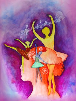 ballerina's in de wolken