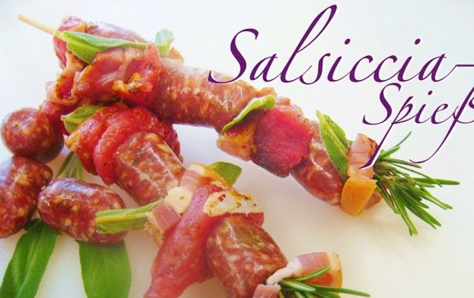Italienischer Salsiccia-Spieß von Fleischerei Max in Hof !